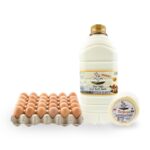 Jersey Paket 3 - 3 Lt Jersey Süt + 30'lu Yumurta + 500 Gr Tereyağı